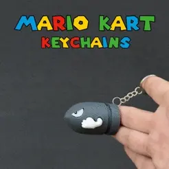 Mario-Kart-GIF.gif MARIO KART | KEY CHAIN COLLECTION⚡🍄⭐👻🍌💣