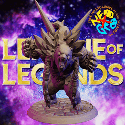 volibear3.gif STL file VOLIBEAR - LEAGUE OF LEGENDS・3D print object to download