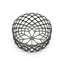FRUIT-Basket-cover.gif STL file BIOMIMICRY | FRUIT BASKET・Model to download and 3D print