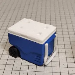 animacion.gif Fichier STL Glacière à roues à l'échelle 1/10・Modèle pour imprimante 3D à télécharger