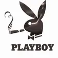 playboy-01-gif.gif PLAYBOY PLAYMATE LOGO Female male Jewellery Weight Restraints PB-01 3d print cnc