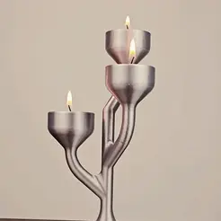 1000025354.gif Candle Holder in Sleek Design for 3 Tea Lights