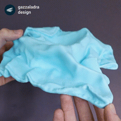 02.gif STL file Cloth bowl・3D printable model to download, gazzaladra