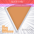 1-6_Of_Pie~9in.gif Slice (1∕6) of Pie Cookie Cutter 9in / 22.9cm
