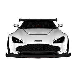 Aston-Martin-DBS-GT-Zagato.gif Fichier STL Aston Martin DBS GT Zagato.・Design pour imprimante 3D à télécharger