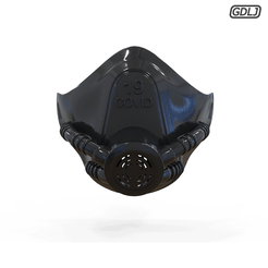 1.gif STL file COVID-19 MASK New Update・3D printing idea to download