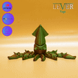 Secuencia01_4-ezgif.com-video-to-gif-converter-1.gif Cute Flexi Squid  (ARTICULATED) PRINT-IN-PLACE LEVER TOYS