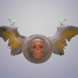 Untitled.gif Harley Davidson : Skull Logo With wings