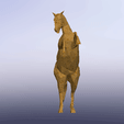 01.gif Rearing Horse - Low Poly