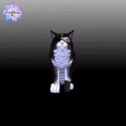 Pirate-Cat-gif.gif Fichier 3D Flexy Pirate Cat - Chat articulé Flexi Cat・Objet imprimable en 3D à télécharger