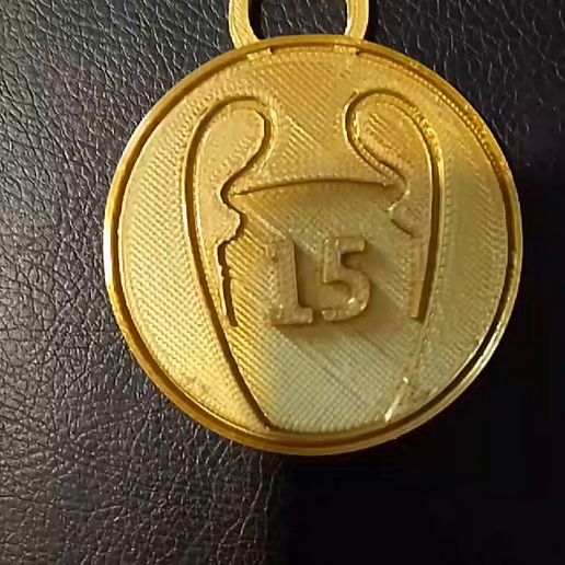 🗝️ Real Madrid 15 UCL winners keychain・Free STL File for 3D printing・Cults