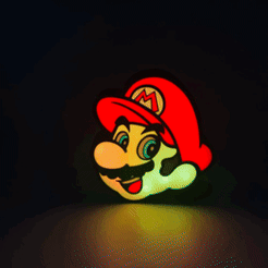 3C2CA057-DCDD-4612-AEF7-08CCBEDCFF52.gif Fichier STL Lampe Led Super mario.・Design imprimable en 3D à télécharger
