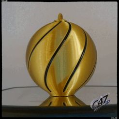 image000.gif STL file Spiral Bauble with 1.75 filament - 8 strings・3D printing template to download, c47