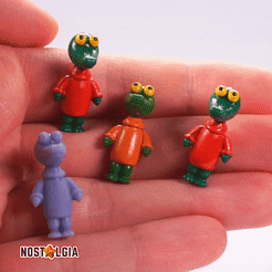 ussr_toys_gena_vid2.gif Файл STL Крокодил Гена - винтажная пластиковая игрушка-миниатюра・Модель для загрузки и 3D печати
