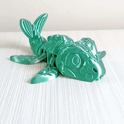 mososaurio.gif Archivo STL Mosasaur Flexi Dinosaur・Design para impresora 3D para descargar
