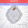 Grapes~PRIVATE_USE_CULTS3D_OTACUTZ.gif Grapes Cookie Cutter / Suika Game