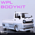 0.gif 3D file WPL D12 RC Complete Bodykit Widebody by BLACKBOX・3D printable model to download