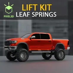 lkit-2-leafsp-TITULO.gif STL file LIFT KIT 02A-2 (Leaf springs)・Model to download and 3D print