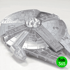 Millennium-Falcon_01.gif 3D file Star Wars Millennium-Falcon・3D printer design to download
