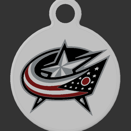 Columbus Blue Jackets Keyring