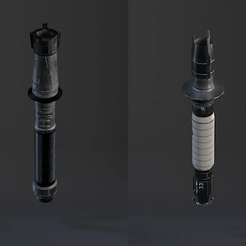 Comp148-2_AdobeExpress.gif 3D file Skoll and Hati Lightsabers - 3D Print Files・3D printable model to download