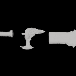 ezgif.com-gif-maker.gif Fichier STL HYPERREALISTIC CHAOS SWORDS・Design pour imprimante 3D à télécharger, HOO-D