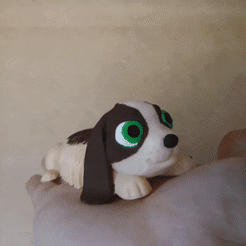 ezgif.com-gif-maker.gif Archivo STL Flexi Puppy・Diseño para descargar y imprimir en 3D