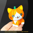 pumpkin-cat-2.gif Citrouille d'Halloween rotative Chat