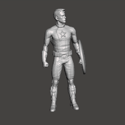 captainamericagif.gif Télécharger fichier STL captain america marvel super heroes • Design à imprimer en 3D, vadi