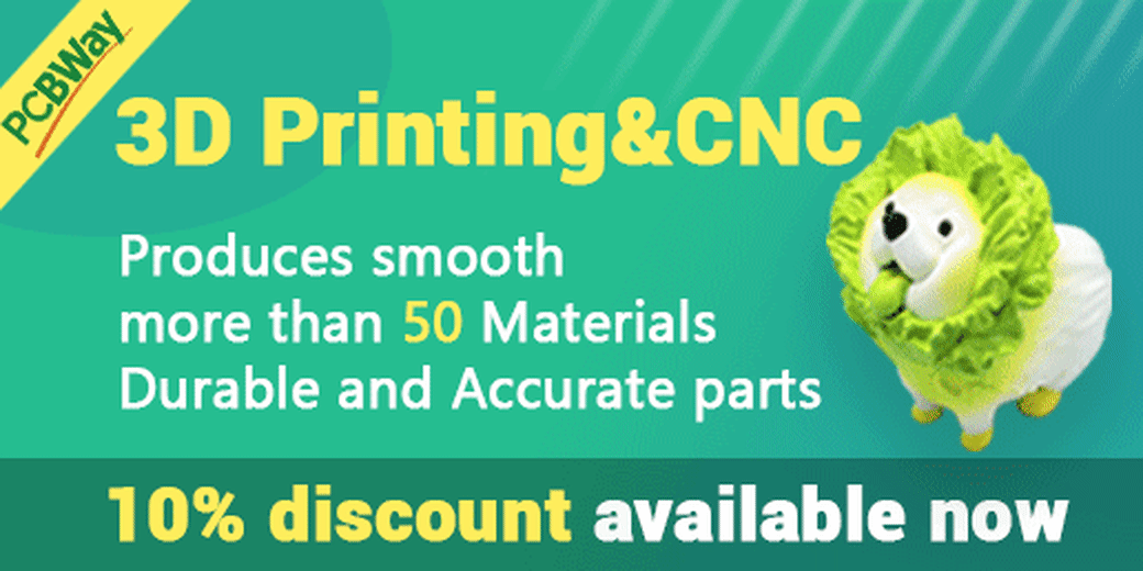 PCBWay • заказ 3D печати и обработки деталей с ЧПУ онлайн
