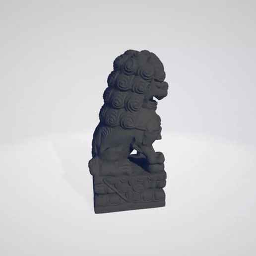 g.gif Lion  - 3d printable