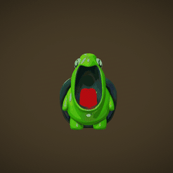 IMG_1104.gif Archivo STL Screaming turtle・Objeto para impresora 3D para descargar, kalinking