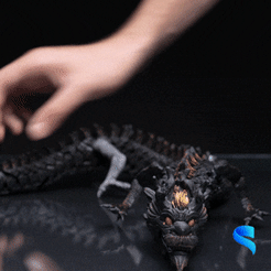 Articulated-Loooong-GIF-1.gif Файл 3D Шарнирный лунг・Модель для загрузки и 3D печати
