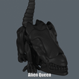 Alien Queen.gif Fichier STL Alien Queen (Impression facile sans support)・Modèle pour imprimante 3D à télécharger, Alsamen