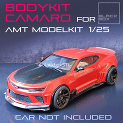 0.gif Файл 3D CAMARO 2017 Bodykit FOR AMT 1/25th Modelkit・3D-печать дизайна для загрузки