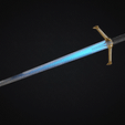 Medieval_Obi-Wan_Sword_AdobeExpress.gif Bartok Medieval Obi-Wan Ep 3 Lightsaber Sword - 3D Print Files