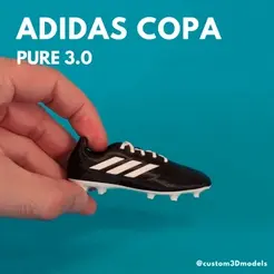 @custom3Dmodels-1.gif Adidas Copa Pure .3 : Soccer boots with cleats : Keyring