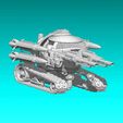 Turntable_mini_tank.gif 3D-Datei Free space marine tank kostenlos・Objekt zum Herunterladen und Drucken in 3D