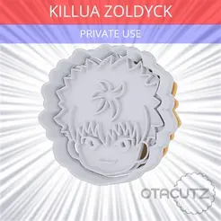 Killua_Zoldyck~PRIVATE_USE_CULTS3D_OTACUTZ.gif Killua Zoldyck Cookie Cutter / HxH