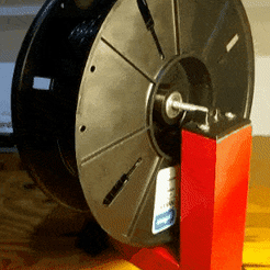 GIF-210404_010153.gif STL file FILAMENT SPOOL HOLDER - SUPER STURDY AND STABLE・3D printer design to download, Jotadue
