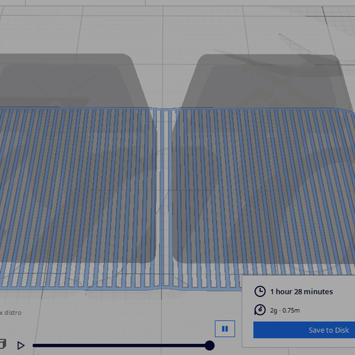 Mechanical Keyboard Keycap of linux distro MX OS 3D model