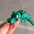 keychain.gif Crocodile Flexy Keychain (trashed)