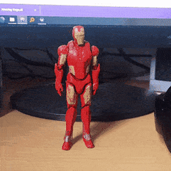 ezgif.com-gif-maker-1.gif STL file flexi Ironman (articulated)・Model to download and 3D print