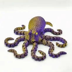 GIF2.gif 3D file Octopus 2.0・3D printable model to download