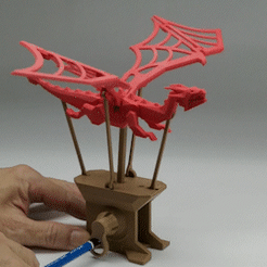FD-5S_.gif Archivo STL Flying Dragon (autómatas)・Plan para descargar y imprimir en 3D