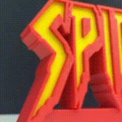 BD9FD03B-B07B-41E0-9AD2-610B4E44C463.gif STL-Datei Spiderman-Logo・3D-druckbares Design zum Herunterladen