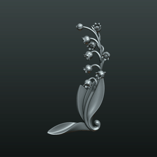 ezgif-4-8a858393a8ad.gif Download file Lily of the valley • 3D printing model, Skazok