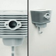 ezgif.com-gif-maker-18.gif Fichier STL SUPPORT DE PAROI POUR CYLINDRE/PISTON 2 TEMPS・Design pour imprimante 3D à télécharger