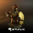 Ss STLFLIX Archivo STL gratis Busto griego・Modelo para descargar y imprimir en 3D