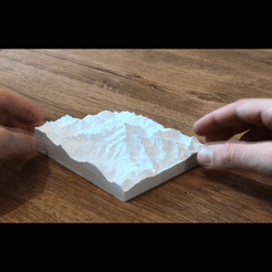 Sequence-01_2.gif Fichier STL Montagne Mont Blanc・Plan à imprimer en 3D à télécharger, mithreed